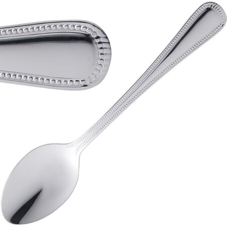 Cuillère à dessert 195 mm bead - lot de 12 - amefa -  - inox 18/10 195