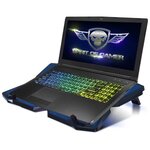 Spirit Of Gamer Refroidisseur PC AirBlade 500 Blue - 17 - Quadruple ventilateurs LED - Noir / Bleu