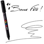 Marqueur Posca Noir PC1MR Pointe calibrée extra-fine