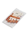 (lot  de 100 sacs) sac plastique plat transparent 50 µ 850 x 1300