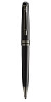 Waterman expert stylo bille  noir métallisé  recharge bleue pointe moyenne  coffret cadeau