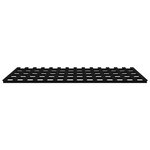 vidaXL Cadre de lit Noir 160x200 cm Bois de pin massif