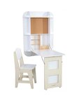 Bureau et chaise muraux flottants Arches
