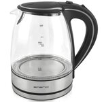 Emerio bouilloire en verre avec éclairage led 1 7 l