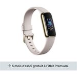FITBIT - Luxe blanc lunaire - Acier inoxydable or pâle