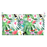 vidaXL Coussin de banc de jardin multicolore 120x50x3 cm tissu oxford