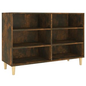 vidaXL Buffet Chêne fumé 103 5x35x70 cm Aggloméré
