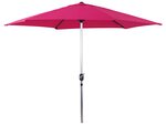 Parasol jardin droit Alu "Sol" - Rond - Ø 3m - Rose
