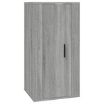 vidaXL Ensemble de meubles TV 7 Pièces Sonoma gris Bois d'ingénierie