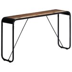vidaXL Table console 140x35x76 cm Bois de récupération massif