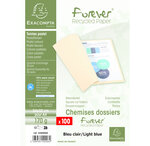 Paquet De 100 Chemises Forever® 170 100  Recyclé - 24x32cm - X 5 - Exacompta