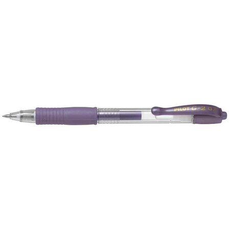 Stylo bille à encre gel G2 07 Metallic Violet métallique PILOT