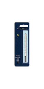 Waterman recharge roller   pointe fine  noire  blister x 1