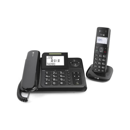 Combo téléphone filaire + combiné sans fil doro comfort 4005