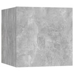 vidaXL Ensemble de meubles TV 6 Pièces Gris béton Aggloméré