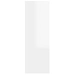 vidaXL Meubles TV 2 Pièces Blanc brillant 30 5x30x90 cm Aggloméré