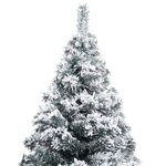 vidaXL Arbre de Noël artificiel pré-éclairé et boules vert 150 cm PVC