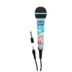 LA REINE DES NEIGES Microphone enfant LEXIBOOK - câble 2,5m avec connecteur de 3,5mm et adaptateur 6,3mm