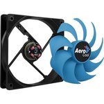 AEROCOOL Ventilateur pour boitier PC Motion 12 plus - 120 mm - Noir avec ventilateur bleu