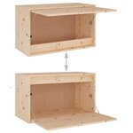 vidaXL Meubles TV 3 Pièces Bois massif de pin