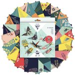 Pochette de 60 feuilles Origami 3 formats insectes