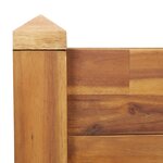 vidaXL Lit surélevé de jardin 60x60x84 cm Bois massif d'acacia