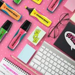 Pochette x 4 surligneurs stabilo boss splash