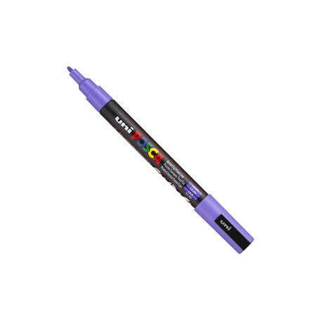 Marqueur Posca Lilas PC3M Pointe conique fine