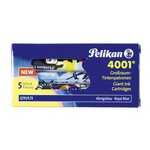 Cartouches d'encre GTP/F/5-2/B, bleu royal PELIKAN