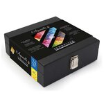 Coffret noir aquarelle - 24 demi-godets aqua extra-fine