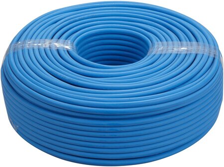 Bobine de câble RJ45 catégorie 6 Multibrin - 100m (Bleu)