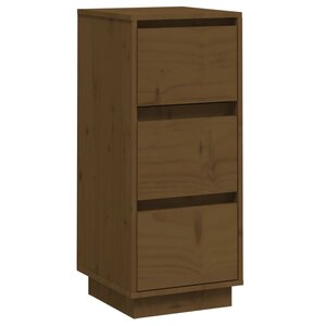 vidaXL Buffet Marron miel 32x34x75 cm Bois massif de pin