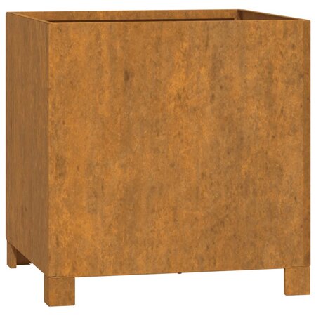 vidaXL Jardinière avec pieds Rouillé 42x40x43 cm Acier corten