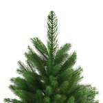 vidaXL Arbre de Noël artificiel aiguilles réalistes 240 cm vert