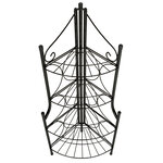 Tectake etagère pour plantes angle 4 niveaux