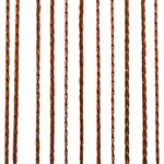 vidaXL Rideau en fils 2 Pièces 140 x 250 cm Marron