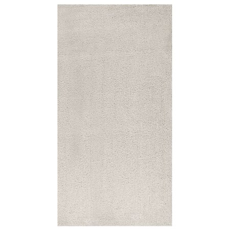 vidaXL Tapis shaggy à poils longs Crème 80x150 cm