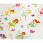 Autocollants - Fées - Paillettes - 1 8 cm