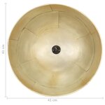 vidaXL Lampe suspendue industrielle vintage 25 W Laiton Rond 41 cm E27