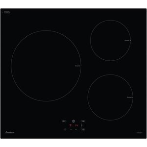 Table de cuisson induction SAUTER - 3 foyers - L60 cm - SI934B - 7200W - Noir