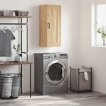 vidaXL Armoire murale chêne sonoma 34 5x34x90 cm bois d'ingénierie