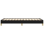 vidaXL Cadre de lit Noir 90x190 cm Tissu