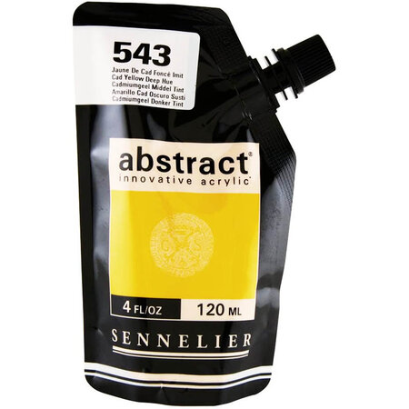Peinture acrylique en sachet - jaune de cad foncé - sennelier