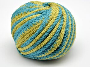 Laine Spirale Nuance 665 (tons vert bleu) 1 pelote