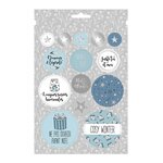 Livret D'Autocollants Foil Cosy Xmas