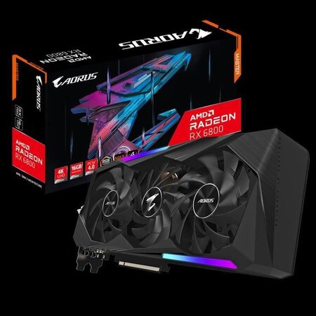 Gigabyte aorus radeon rx 6800 master 16g amd 16 go gddr6