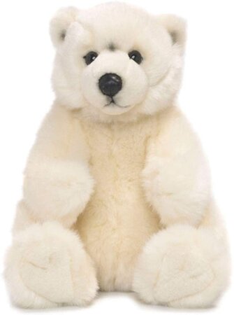 Peluche Ours Polaire De 22 Cm Blanc