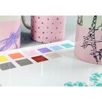 Peinture à l'eau brillante pour porcelaine - Rose tendresse - 45 ml