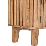 vidaXL Meuble TV 130 x 30 x 45 cm Bois d'acacia massif
