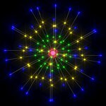 vidaXL Feu d'artifice de Noël d'extérieur Multicolore 20 cm 140 LED